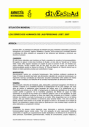 Amnistía Internacional: Boletín Diversidad nº 22