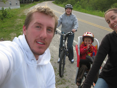 cottage, bike ride, family cottage, bike ride, family