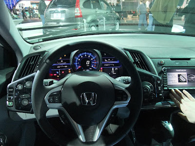 Honda CR-Z dashboard, CRZ, view from inside the car