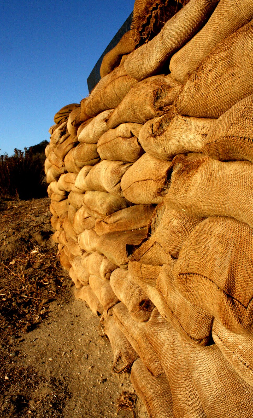 Rosa Baker Motor Transport Area on CP Sandbags