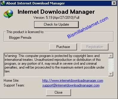 Bismillah Slamet Idm Terbaru Internet Download Manager 5 19 6 05 Full Free Download