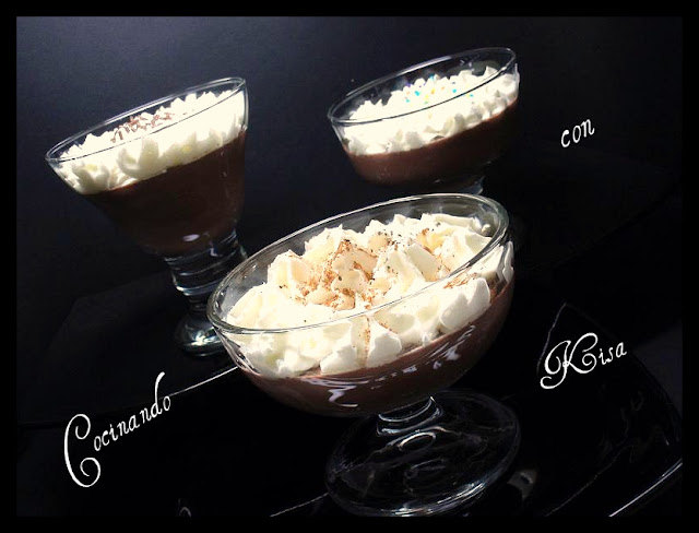  Dalkins de chocolate con Nata (thermomix) 