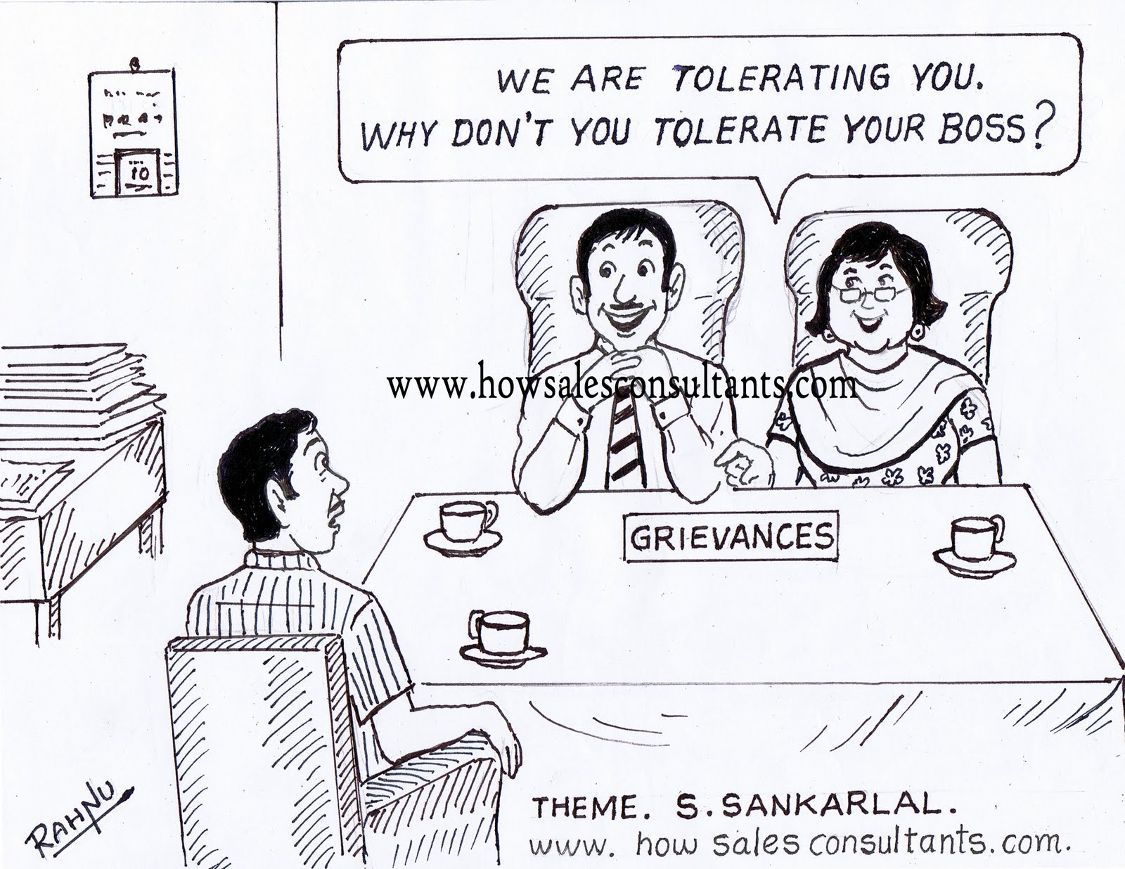 Sankarlal S Cartoons Grievance Handling