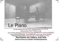 exposition de anne Astier "le piano" mise en musique par philippe Codecco