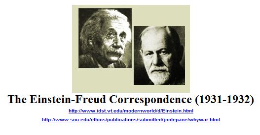 The Einstein-Freud Correspondence