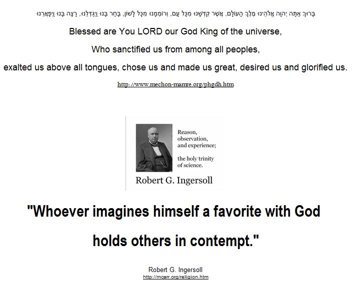 Whoever imagines himself a favorite with God.