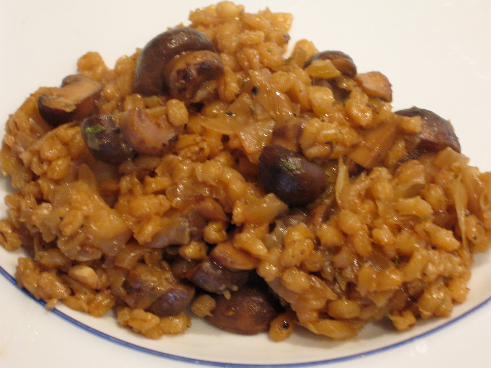 Good Clean Fun Baked Barley with Mushrooms