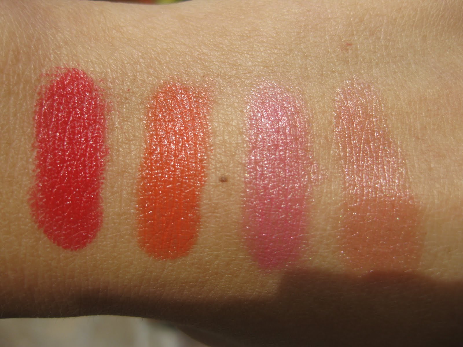 Revlon Super Lustrous Lipstick Swatches.