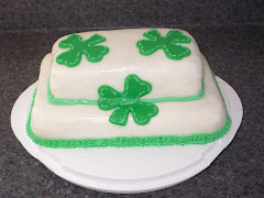 Shamrock Cake Back