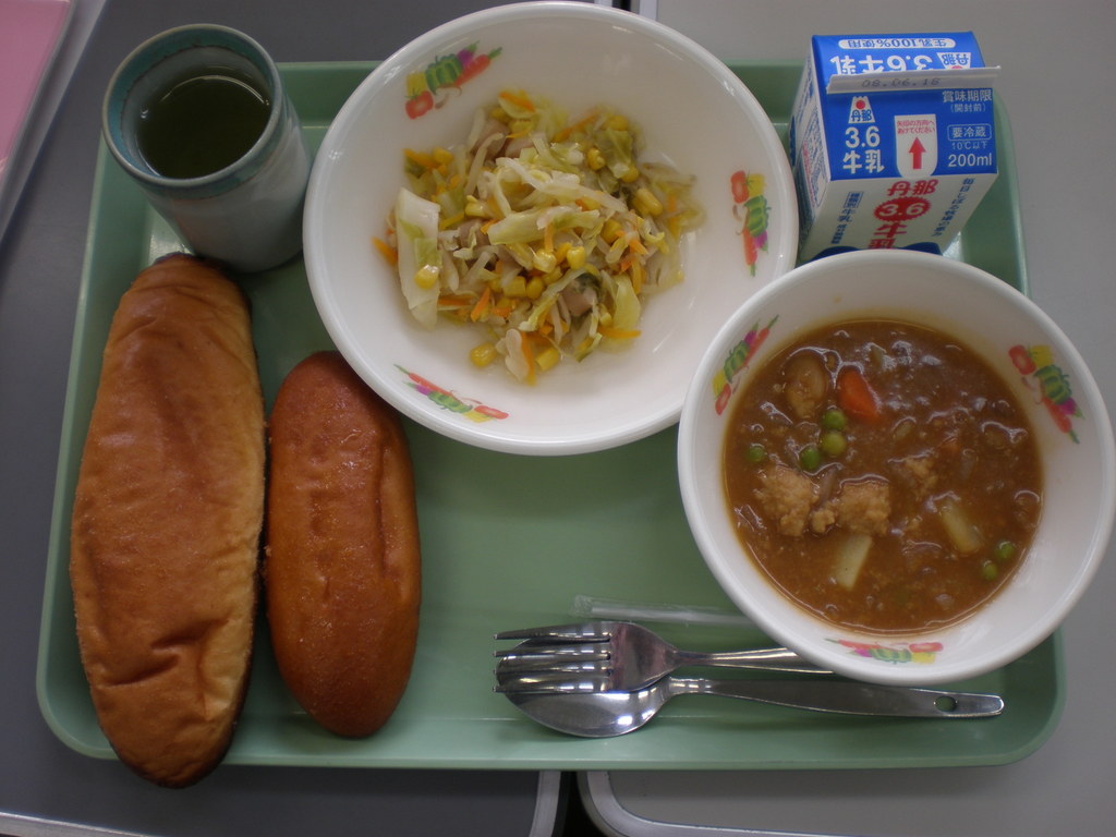 What s For School Lunch Japan School Lunch Stew And Bread what-s-for-school-lunch-japan-school-lunch-stew-and-bread