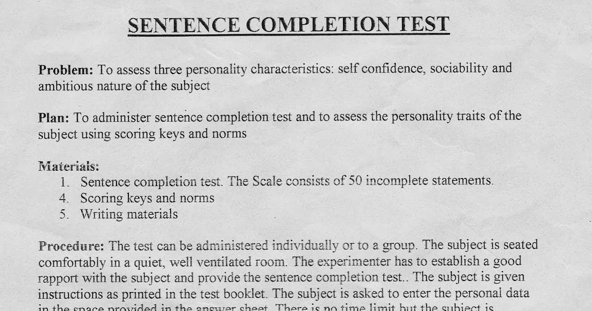 jpenglish-abnormal-psychology-practical-material-sentence-completion-test