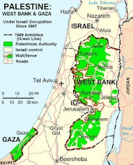Current Map of Occupied Palestine