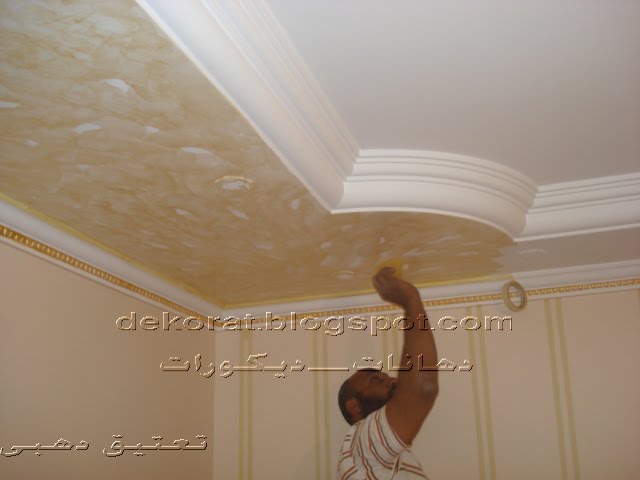 دهانات ديكوريةتعتيق دهبى