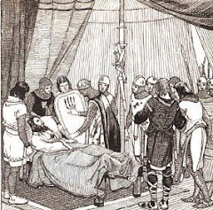 Guifré el Pilós va morir l'11 d'agost de l'any 897 a la Vall d'Ora
