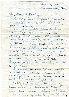 Page 2 Daddy's letter December 16, 1950