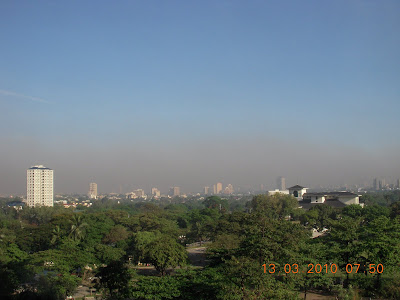 air pollution, makati, philippines