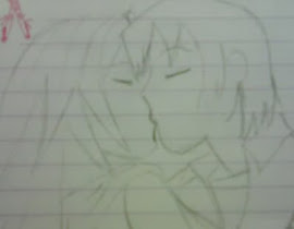 Beso apasionado...