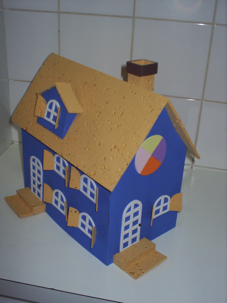 Artes criativas Casa em eva