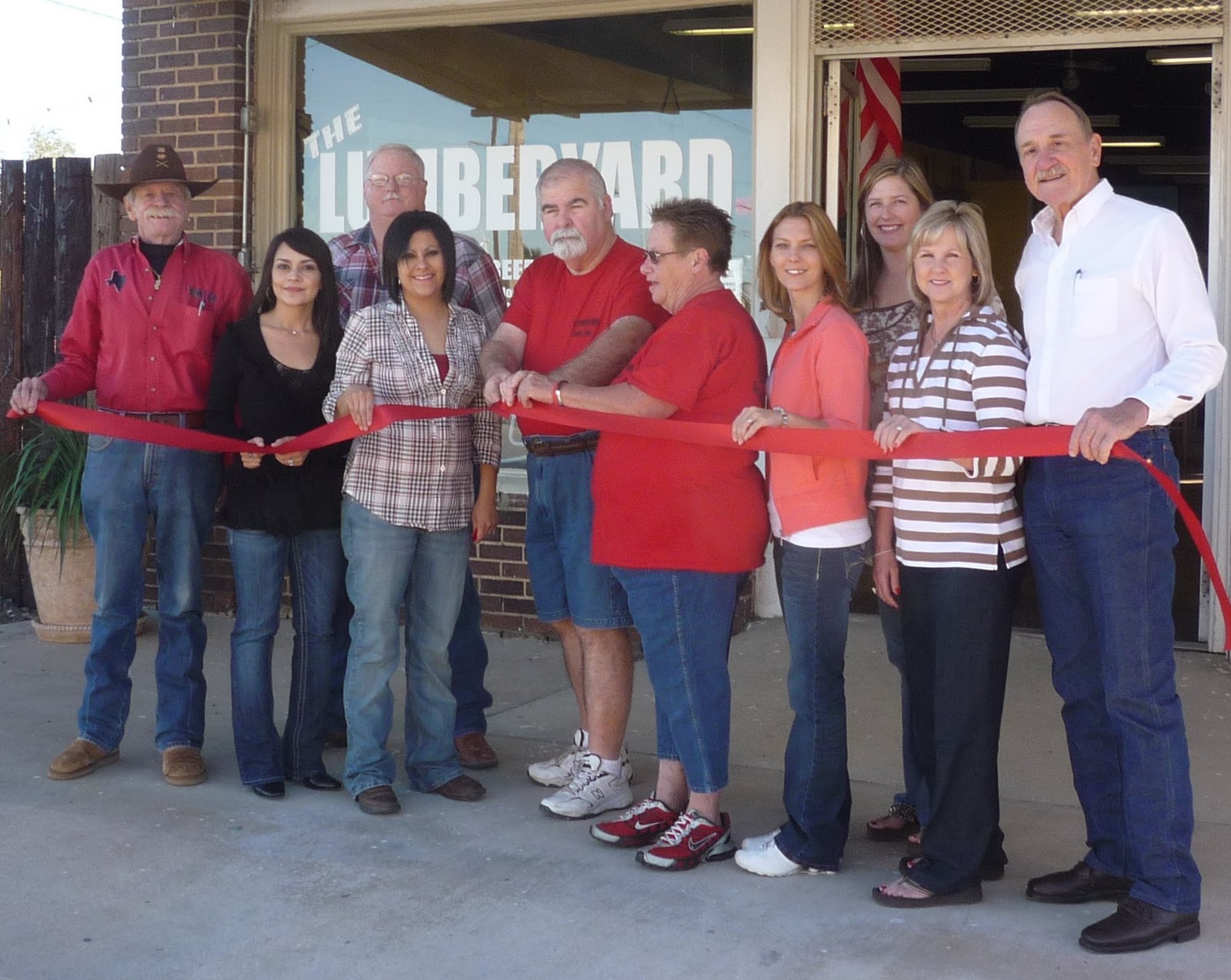 Roscoe Hard Times Grand Opening of the Lumberyard