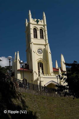 Posted by Ripple (VJ) : Main places to visit in Shimla Town: Church @ Ridge, Shimla