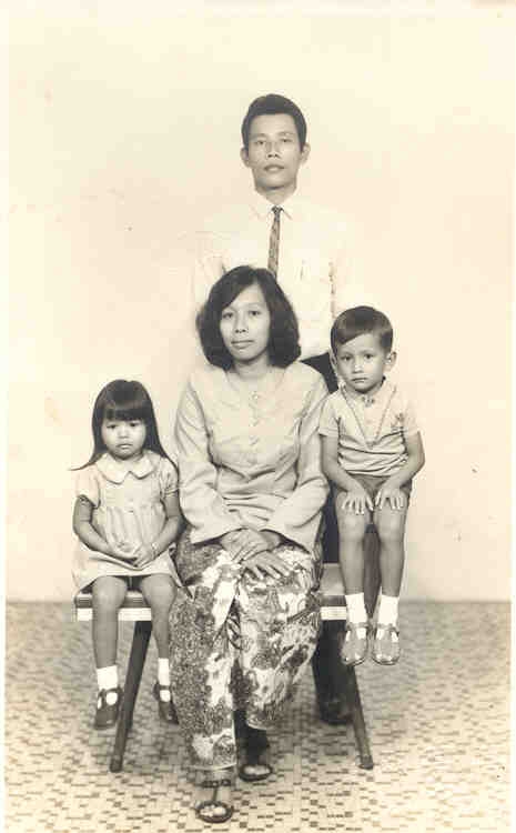 MY MOTHER, FATHER AND SISTER
