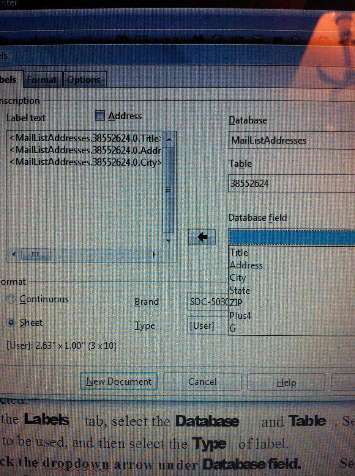 PCRepairNorthShore: How to create address labels using Open Office Mail ...