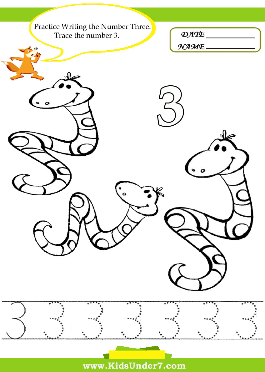 1000+ free printables are available here. Kids Under 7 Number Tracing 1 10 Worksheet Part 2