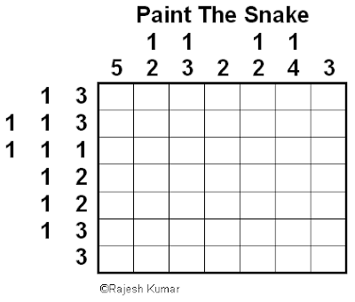 Logic Puzzles: Paint the Snake