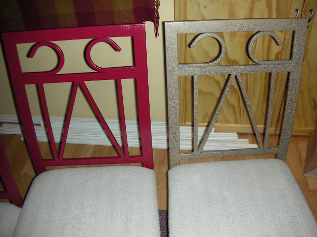 painted chair before and after