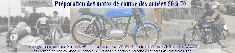 Préparation des motos de course des années 50 à 70
