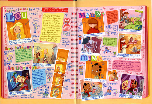 Page De Garde De Lou Pause lecture avec Kikine: "Lou- Journal infime" tome 1 de Julien Neel