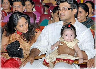 Ajith And Shalini family