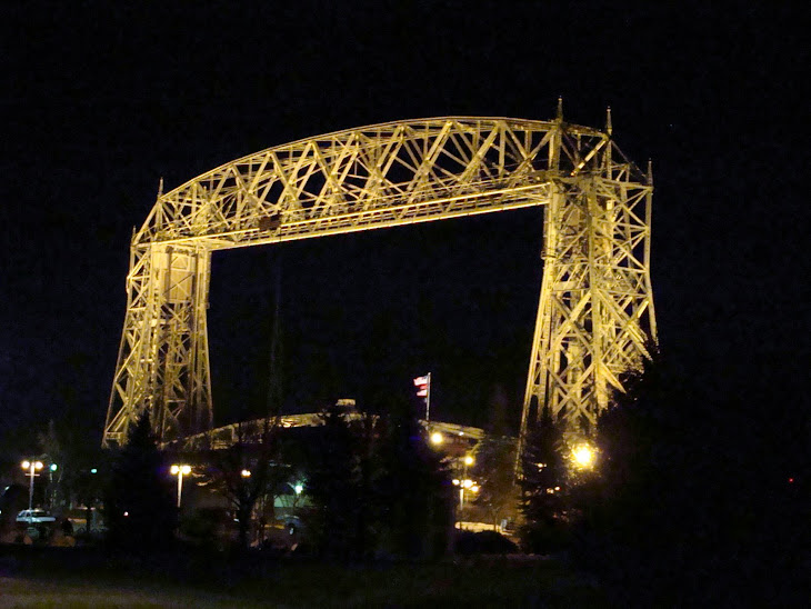 Duluth Bridge at Night