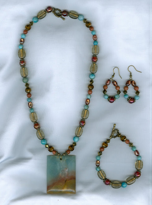 Brown and Blue Amazonite