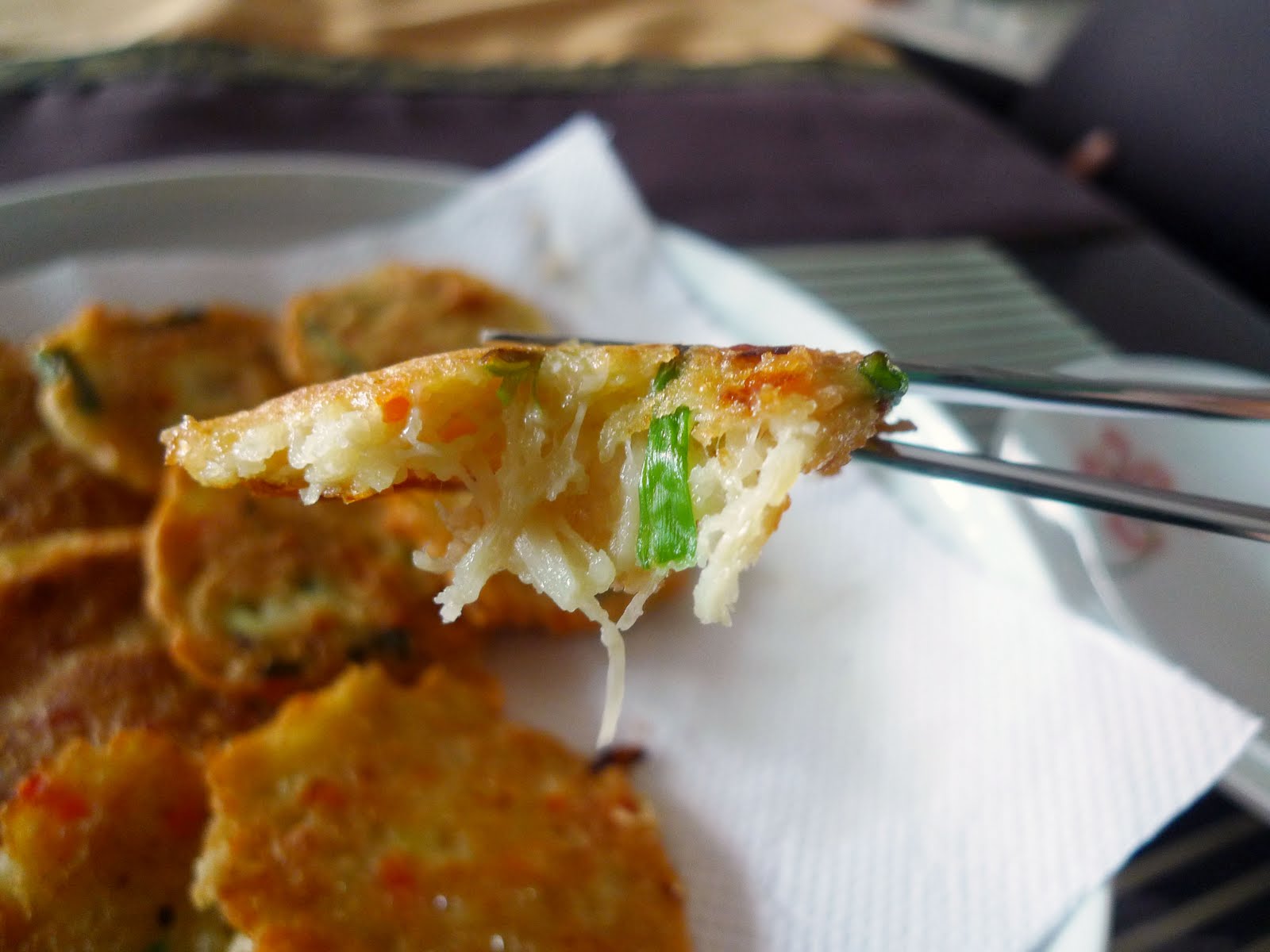 girls are made of sugar n' spice Korean Enoki Mushroom Pancake 팽이버섯전