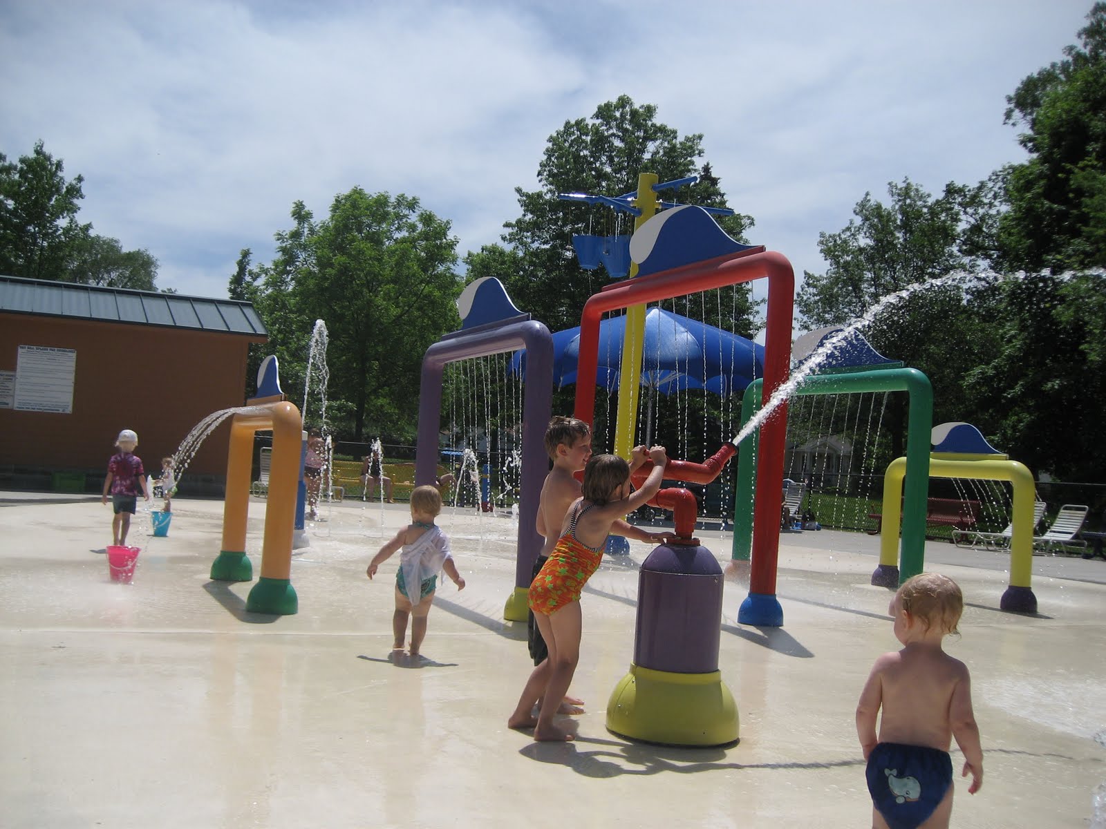 driving with the windows wide open Splash Pad 1 Oak Park