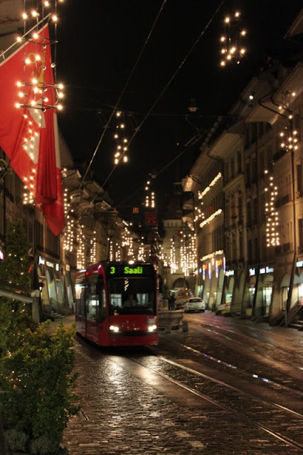 Luminarie natalizie a Berna