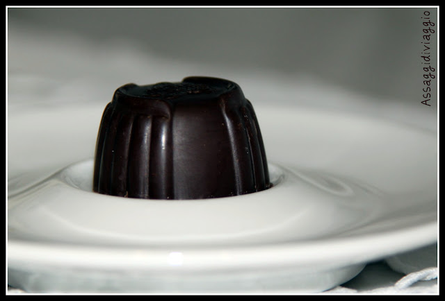 Cioccolatini al cioccolato fondente e  mojito