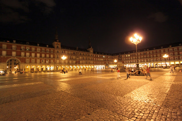 Palazzo reale di notte-Madrid