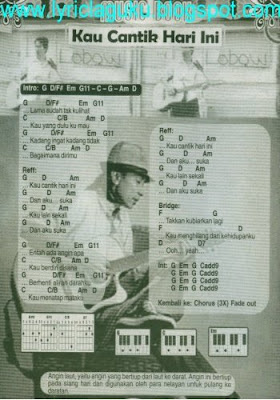 Chord Gitar Lobow Kau Cantik Hari Ini Chord Walls