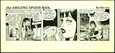 Patrick Owsley Cartoon Art and More!: SPIDER-MAN CARD & COMIC STRIP ART