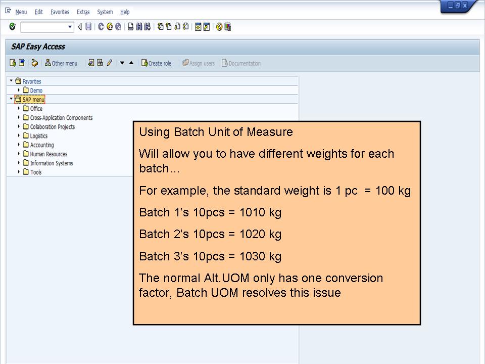 青蛙SAP分享 Froggy's SAP sharing How to Setup Batch Unit of Measure
