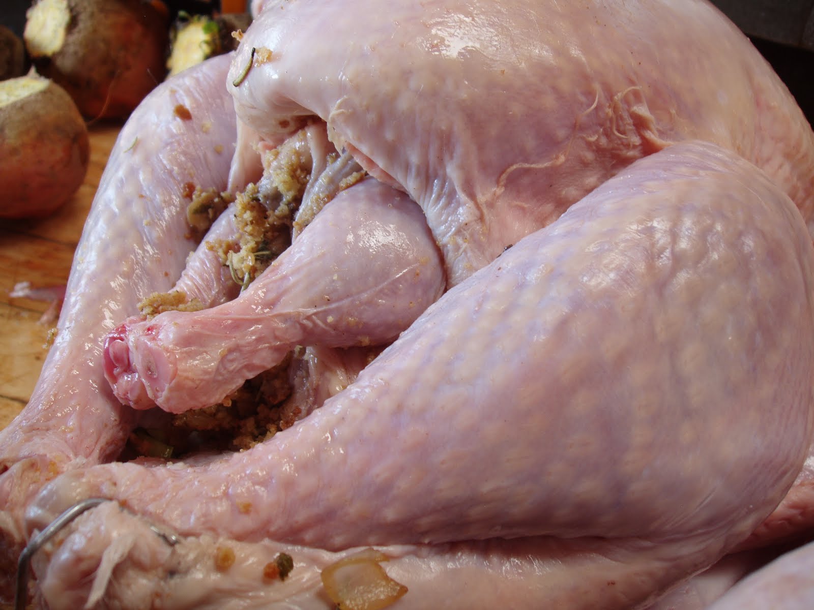 Charleen Touchette's Blog Turkey Stuffed with Cornish Game Hen Stuffed