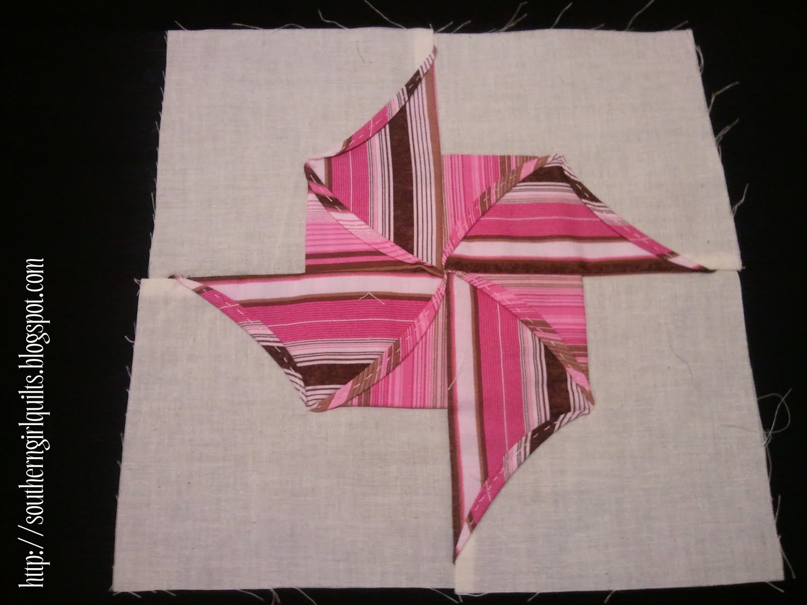 Southern Girl Quilts Creative Block Origami Pinwheel