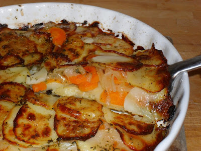 potato carrot onion casserole