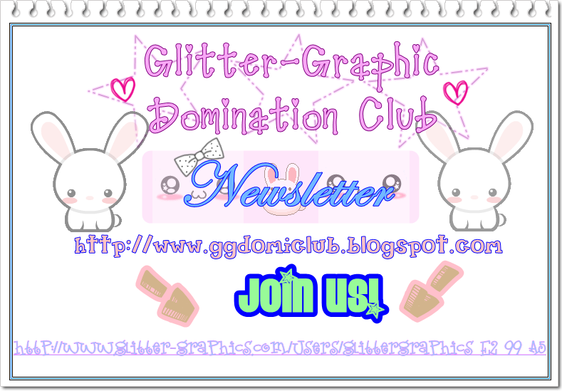 glitter-graphic domination club NEWSLETTER