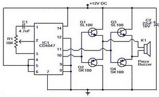 Electronic Circuits Diagram: Electronic mosquito repeller circuit diagram