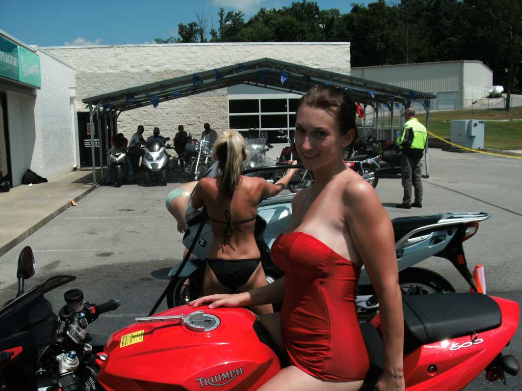 Nude Teens Wash Motorcycle 52