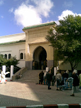 Puerta de una mezquita en Tetuán.