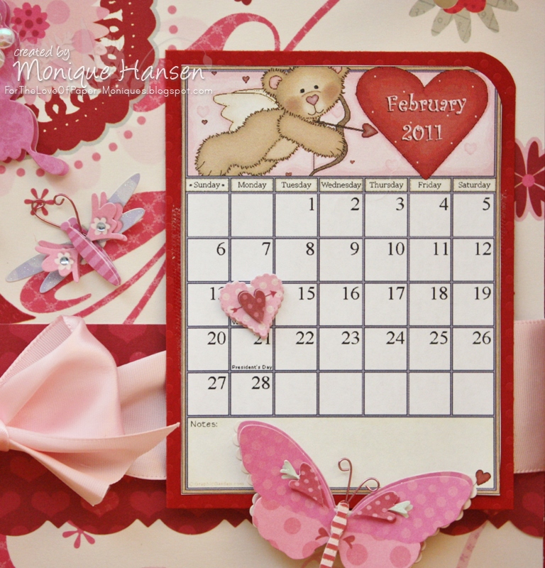 For the Love of Paper Febuary Calender